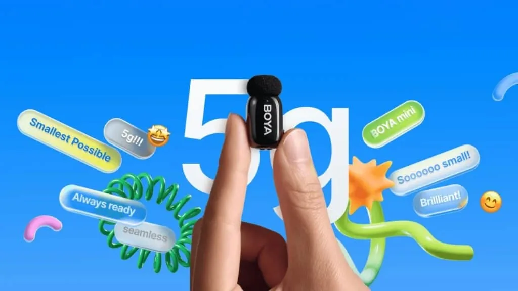 The BOYA Mini is a Tiny Wireless Mic with Studio-Quality Sound