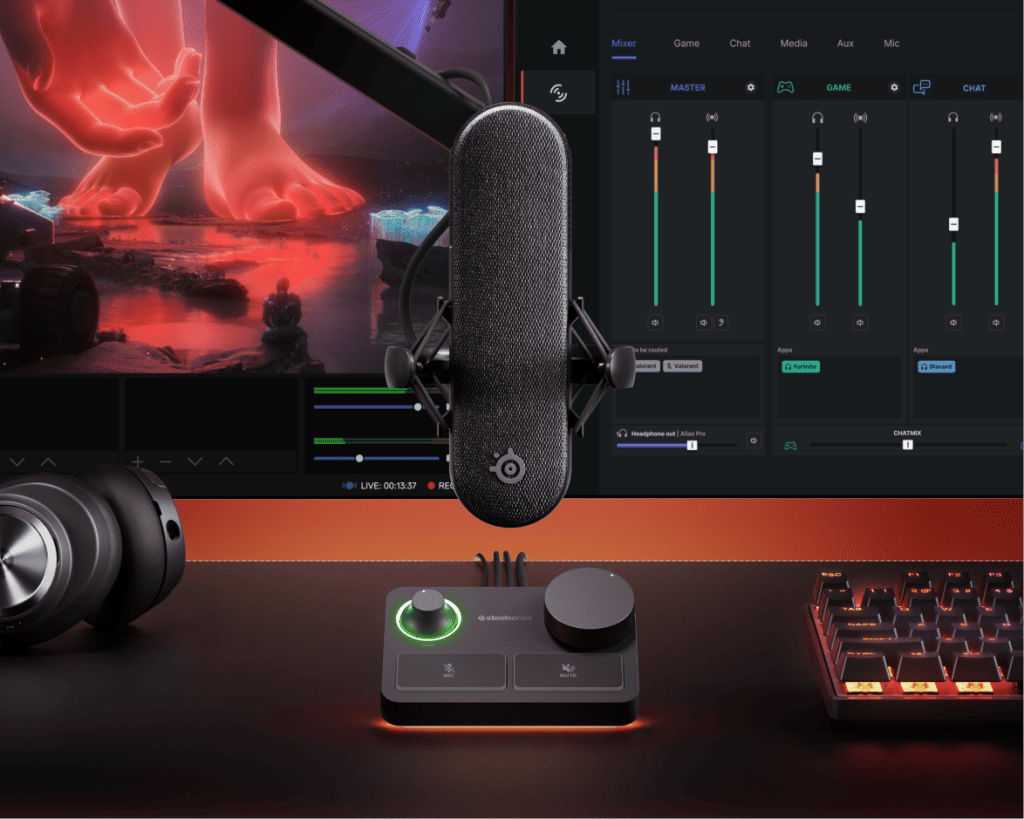 SteelSeries Launches Alias Gaming Microphones