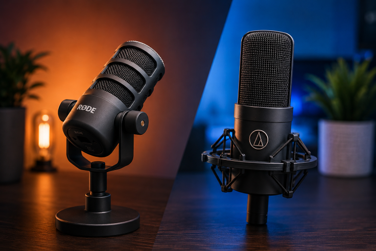 Rode vs Audio-Technica: Which Microphone Brand Is Better for Streaming, Podcasting, and Recording?